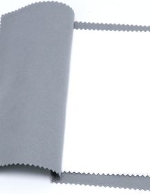 Linvrppy Pack of 5 Jewelry Polishing Cleaning Cloth 4'' x 8' for Sterling Silver Jewelry Gold, Diamond, Platinum, Precious Stones, Coins (Gray)